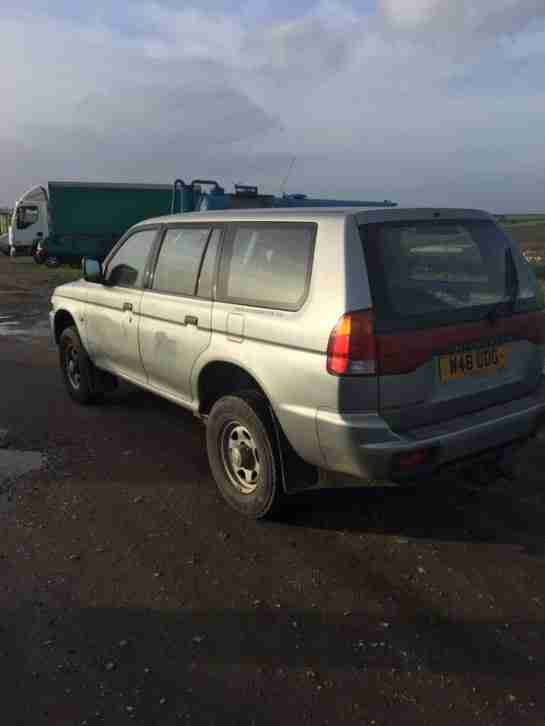 2000 MITSUBISHI CHALLENGER GLX TD SILVER SHOGUN PAJERO 4x4 SPARES OR REPAIRS