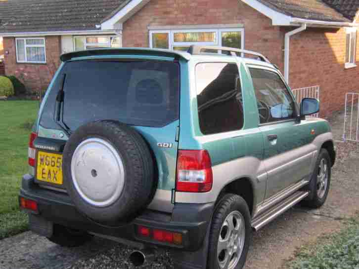 2000 MITSUBISHI SHOGUN PININ GDI VIVO AUT GREEN/SILVER