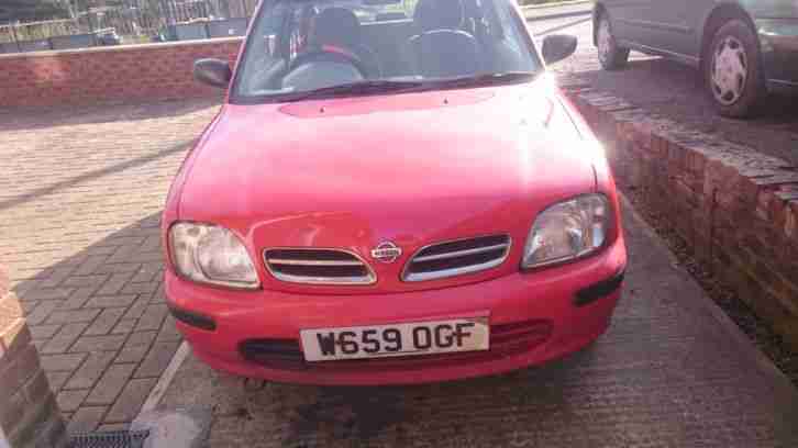2000 NISSAN MICRA PROFILE 16V RED