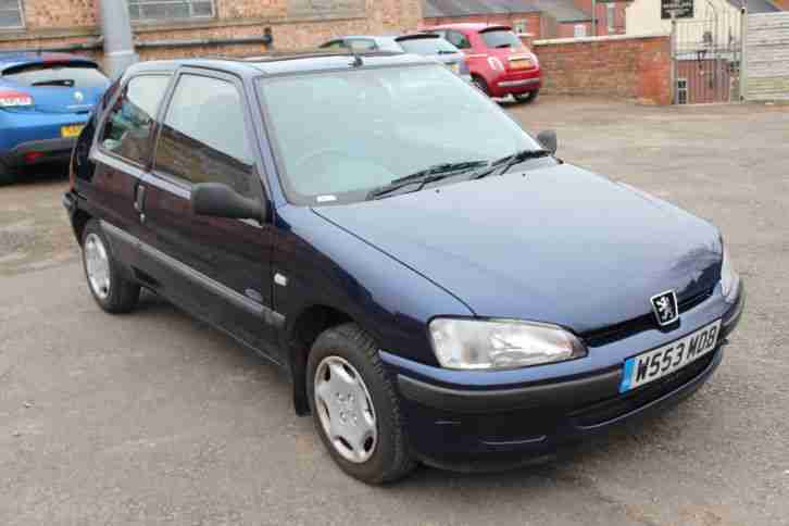 2000 PEUGEOT 106 1.1 XN ZEST 2 BLUE 72k SPARES OR REPAIRS, NO MOT, NO RESERVE