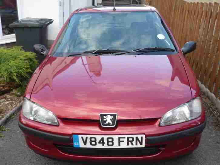 2000 PEUGEOT 106 XLD ZEST3 SPARES OR REPAIR