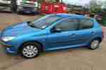 2000 206 GLX BLUE 8 MONTHS MOT NEW