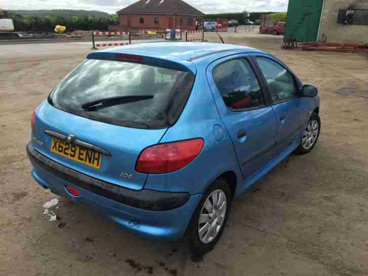 2000 PEUGEOT 206 GLX BLUE 8 MONTHS MOT NEW BRAKES & TYRES