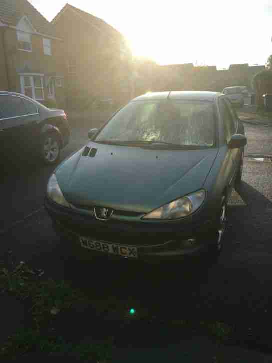 2000 PEUGEOT 206 GLX GREEN - SPARE AND REPAIR