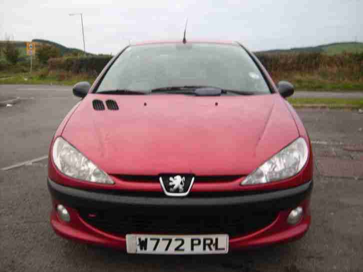 2000 206 GTI RED MOT AND TAX