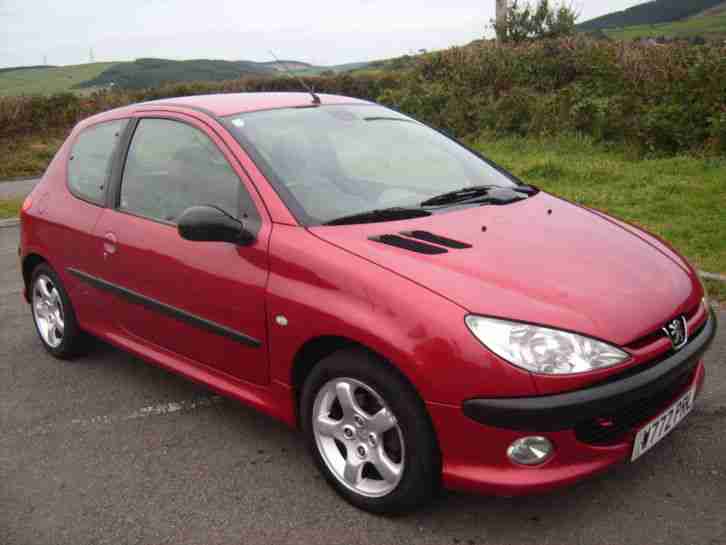 2000 PEUGEOT 206 GTI RED MOT AND TAX