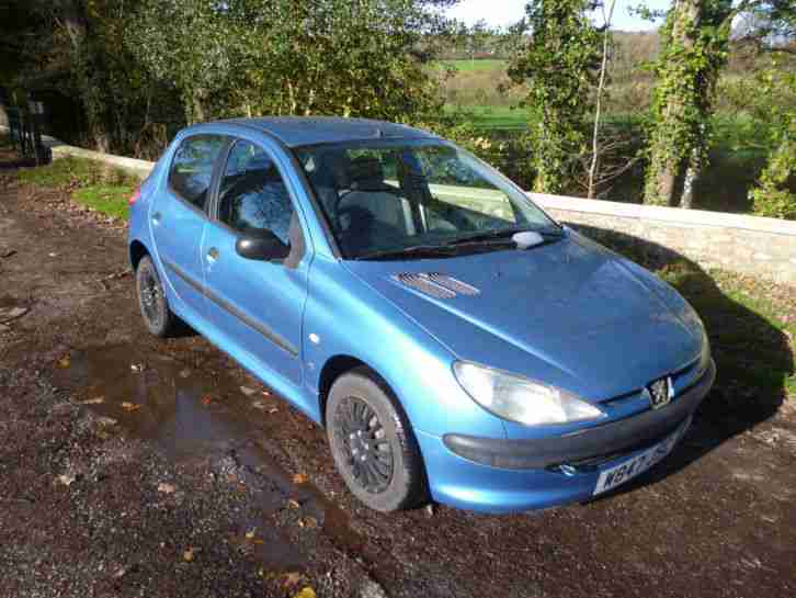 2000 PEUGEOT 206 LX BLUE 5 door