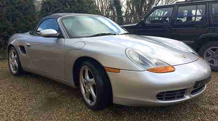 2000 PORSCHE BOXSTER S SILVER 3.2 MANUAL - NON RUNNER NEEDS HEADGASKET - BOXTER