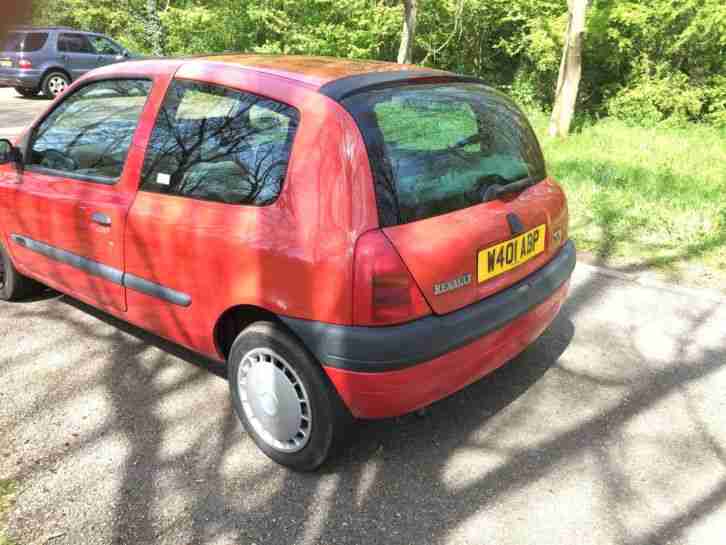 2000 RENAULT CLIO GRANDE RN RED 12 MONTH MOT READY TO GO