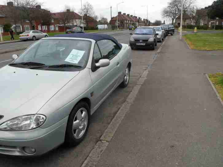 2000 RENAULT MEGANE COUPE 1.6 SILVER