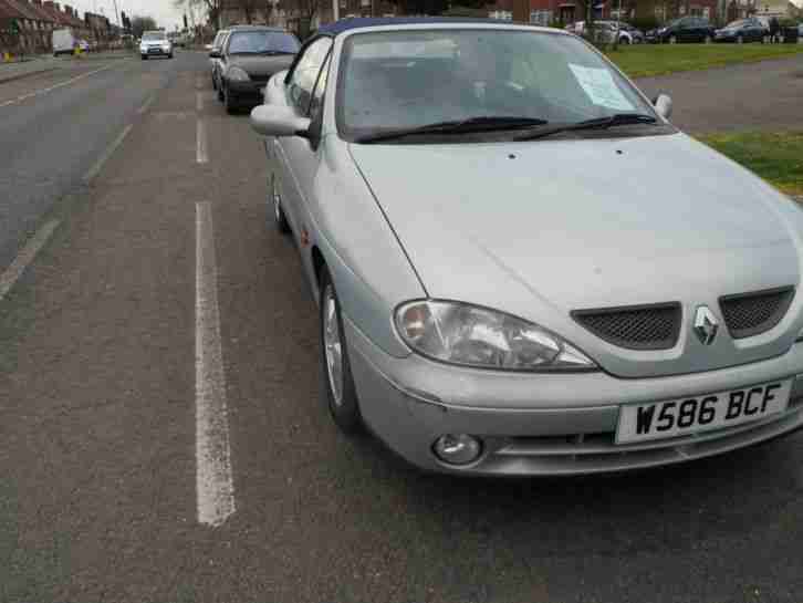 2000 RENAULT MEGANE COUPE 1.6 SILVER