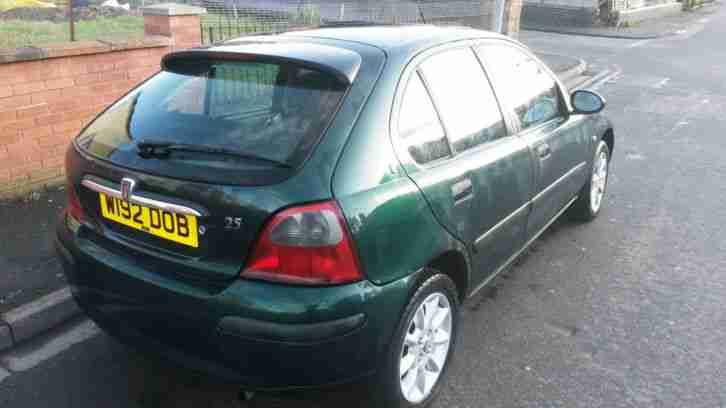 2000 ROVER 25 1.4 PETROL MANUAL GREEN 12 MONTHS MOT EXCELLENT