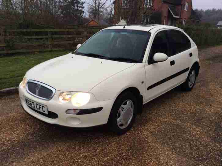 2000 ROVER 25 IE TURBO DIESEL WHITE WITH