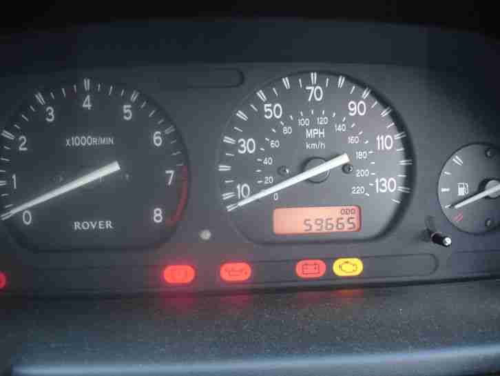 2000 ROVER 25 IL 16V RED 59K MILEAGE MOT+TAX RUNS OUT NOV 2014