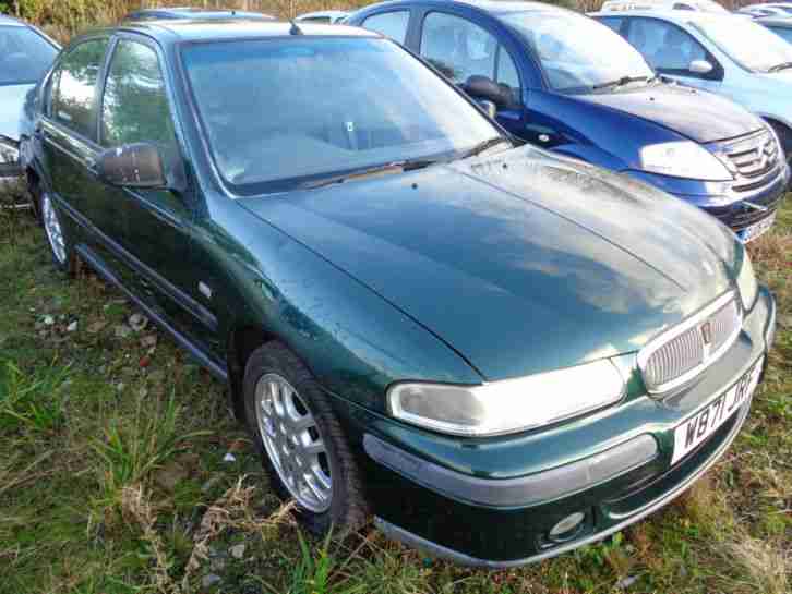2000 ROVER 416I S 1.6 PETROL GREEN SOLD FOR SPARES OR REPAIRS