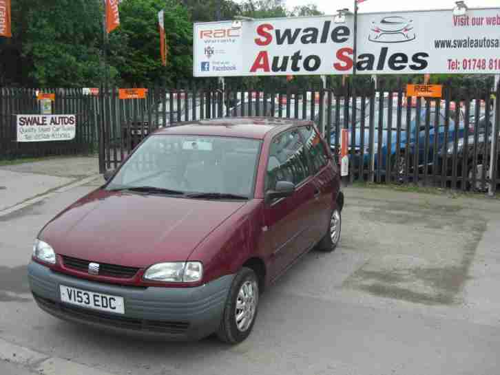 2000 SEAT AROSA MPi 1L ONLY 75,473 MILES, FULL SERVICE HISTORY, IDEAL 1ST CAR