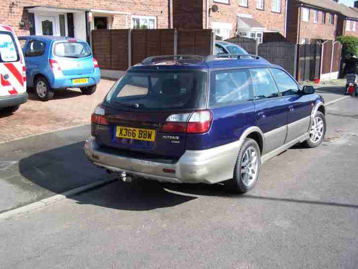 2000 SUBARU LEGACY OUTBACK AWD BLUE/GREY