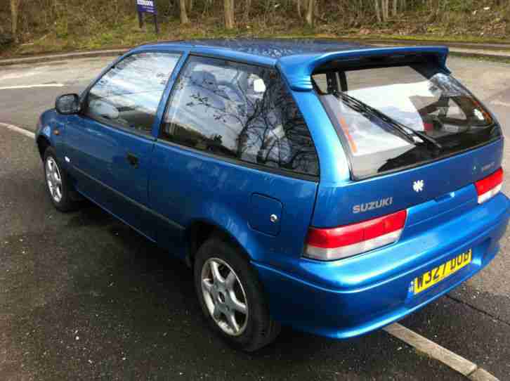 2000 SUZUKI SWIFT SKY BLUE 12 months mot low mileage