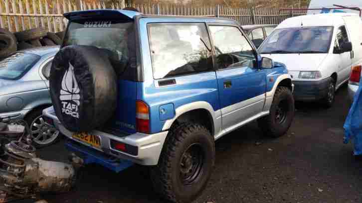 2000 SUZUKI VITARA JX 4 U HARD-TOP 4x4 big wheels & tyres jack up kit steel diff