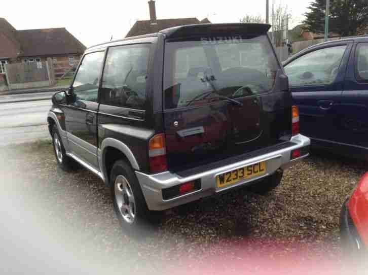 2000 SUZUKI VITARA JX 4 U HARD-TOP BLACK