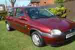 2000 VAUXHALL CORSA CLUB 16V AUTO RED