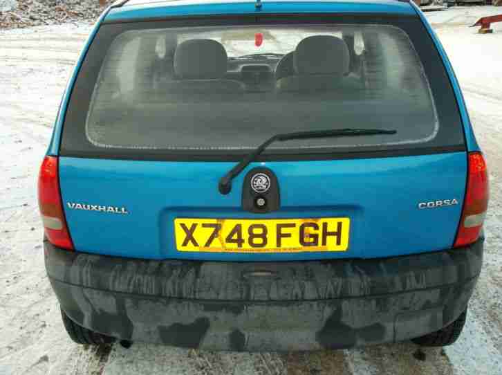 2000 VAUXHALL CORSA ENVOY 1.7 DIESEL ONLY 50,000 MILES!!!! 8 MONTHS MOT.