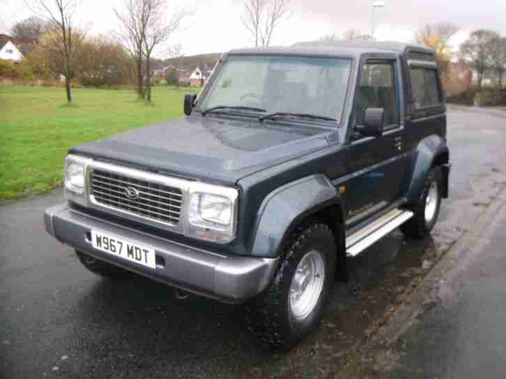 2000 W DAIHATSU FOURTRAK INDEPENDENT TDX 2.8 TD REAL LOW MILES 7 SEAT 4X4 JEEP