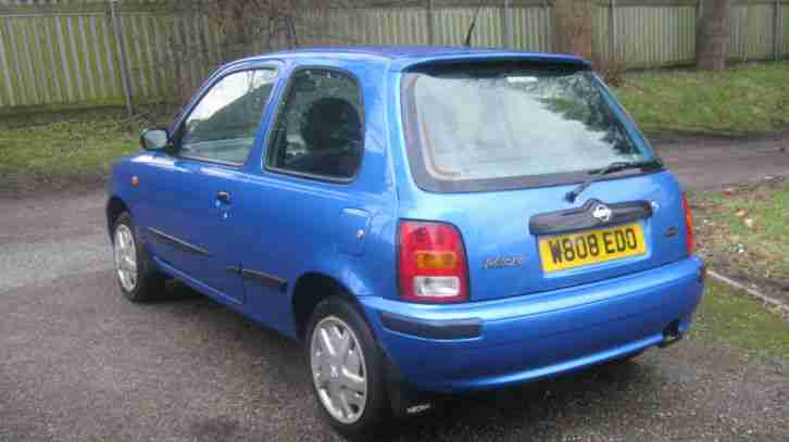 2000 W NISSAN MICRA CELEBRATION 1.0 16V BLUE ONLY 3 OWNERS GOOD LITTLE CAR!