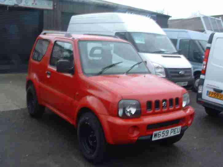 2000 (W REG) SUZUKI JIMNY JLX AUTO 38000 MILES, 1 OWNER, RED, FULL HISTORY