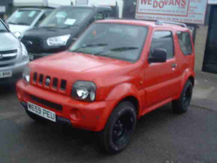 2000 (W REG) SUZUKI JIMNY JLX AUTO 38000 MILES, 1 OWNER, RED, FULL HISTORY