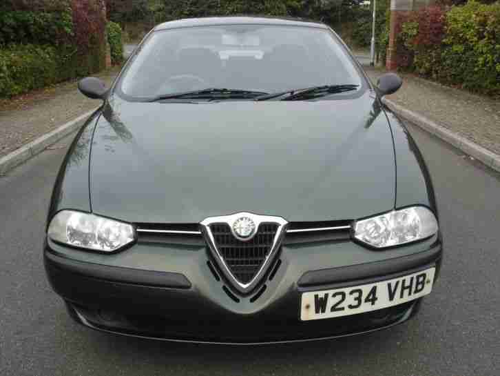 2000 X REG ALFA ROMEO 156 1.8 TS PETROL 5DR SALOON METALLIC GREEN