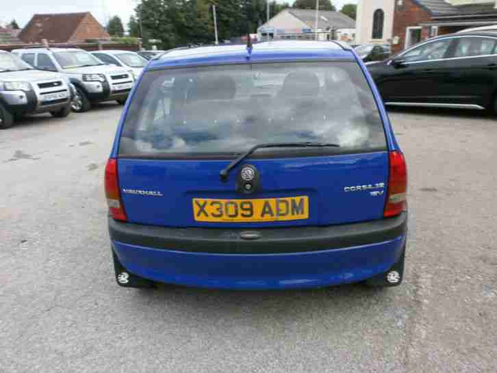 2000 x Vauxhall Corsa 1.2i 16v Club 5 door good mot