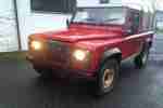 2001 51 LAND ROVER DEFENDER 90 TD5 RED TRUCK