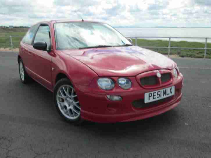 2001 51 MG ZR 1.4 105ps 3 DOOR FINISHED IN RACING RED WITH BLACK HALF LEATHER