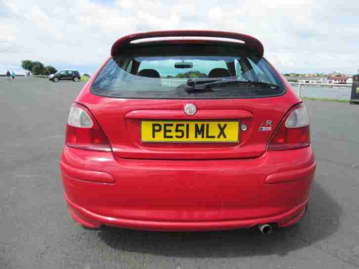 2001 51 MG ZR 1.4 105ps 3 DOOR FINISHED IN RACING RED WITH BLACK HALF LEATHER