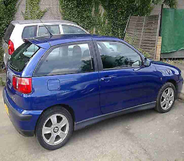 2001/51 Seat Ibiza 1.6S 3-Door Manual MOT 152K