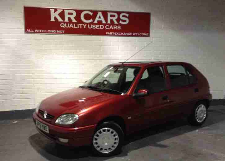 2001 51REG CITREON SAXO 1.1 LONG MOT SERVICE HISTORY 57000 MILES