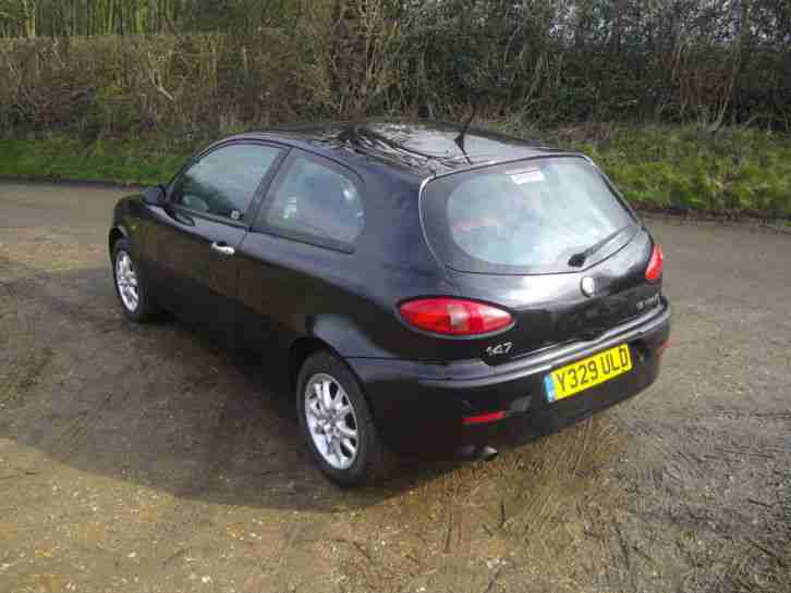 2001 ALFA ROMEO 147 T SPARK LUSSO BLACK MOT Feb 2017