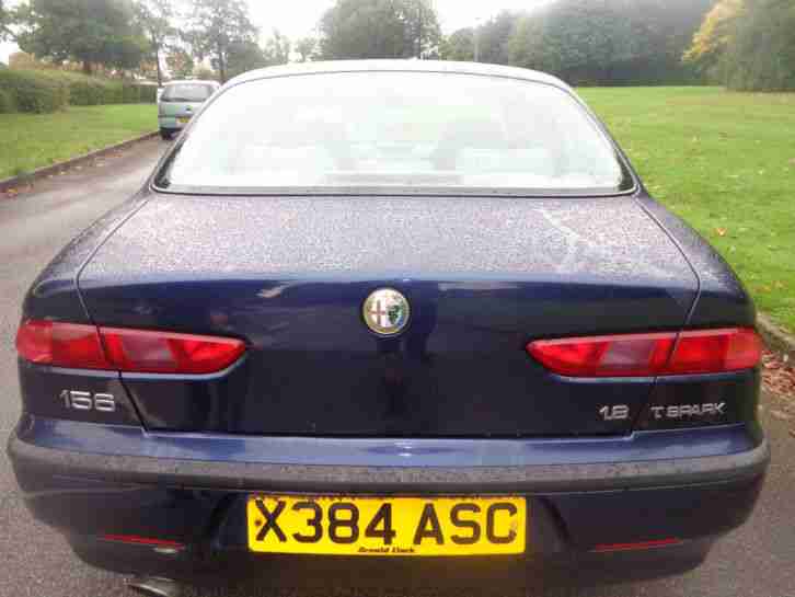 2001 ALFA ROMEO 156 T.SPARK VELOCE BLUE~FULL LEATHER~FULL MOT~DRIVES GREAT~L@@K