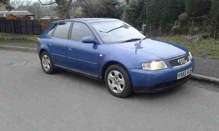 2001 A3 SE 1.6 PETROL AUTO BLUE