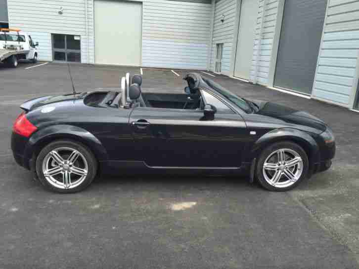 2001 AUDI TT ROADSTER 225 1.8 20V TURBO 6 SPEED BLACK/ BLACK LEATHER CONVERTIBLE