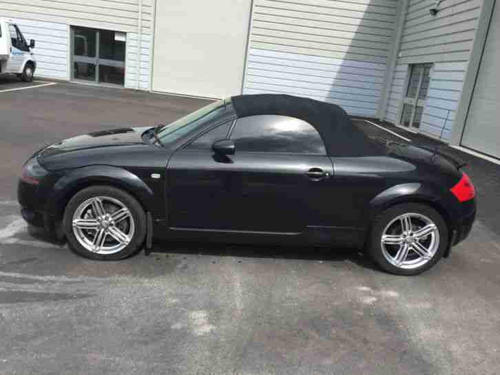 2001 AUDI TT ROADSTER 225 1.8 20V TURBO 6 SPEED BLACK/ BLACK LEATHER CONVERTIBLE