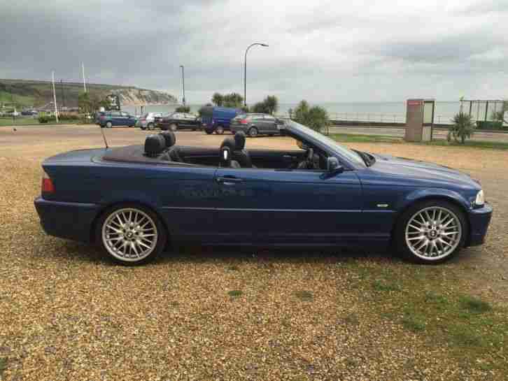2001 BMW 325 CI Convertible M Sport In Blue With Black Leather - New MOT - 122K