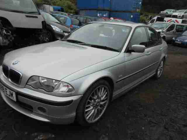 2001 BMW 330I SPORT AUTO SILVER SALVAGE DAMAGED REPAIRABLE PETROL CAR
