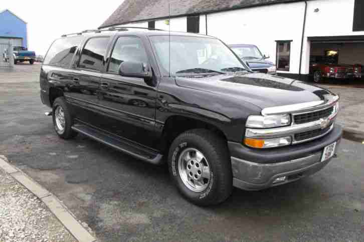 2001 CHEVROLET SUBURBAN LT 5.3 LITRE AUTO 4X4 WITH LPG 50,000 MILES,