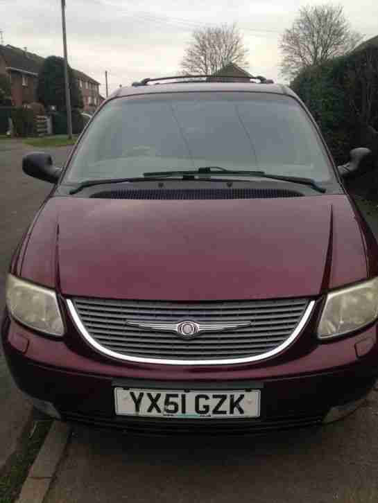 2001 CHRYSLER GRAND VOYAGER CRD LIMITED RED