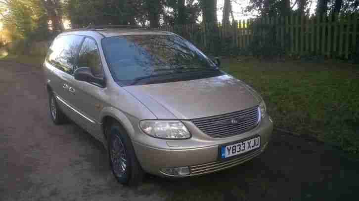 2001 CHRYSLER GRAND VOYAGER LIMITED AUT GOLD