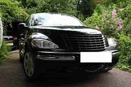 2001 CHRYSLER PT Cruiser, Black 2.O lL Manual. Petrol. Added Chrome details