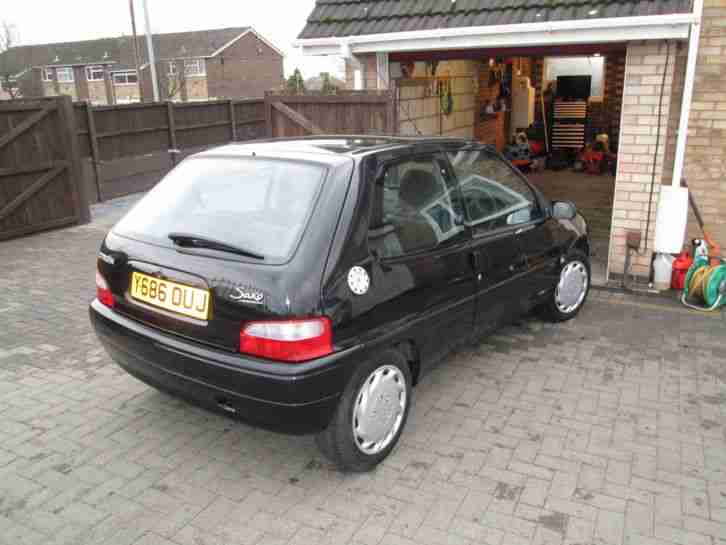 2001 CITROEN SAXO 1.1I DESIRE BLACK MOTED VERY NICE LITTLE CAR POWER STEERING