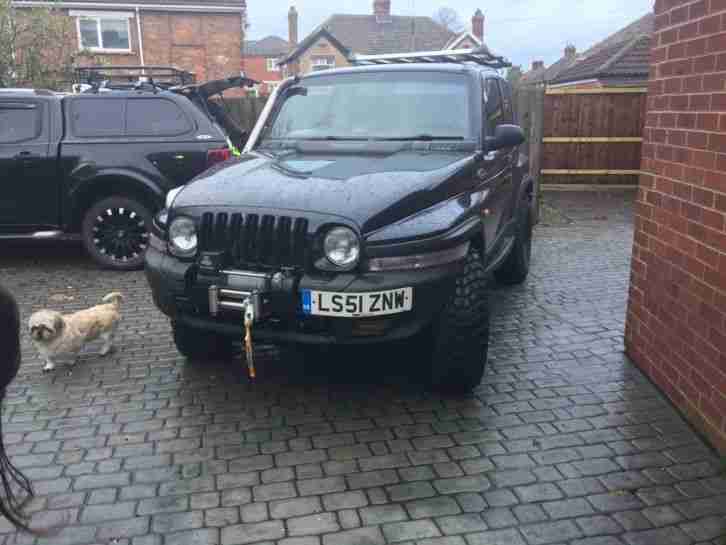 2001 DAEWOO KORANDO AUTO BLACK OFF ROAD OVERLAND EXPEDITION MONSTER